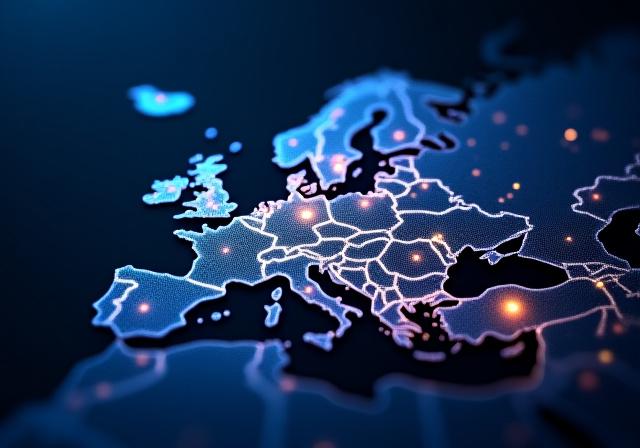 Illustration einer sicheren digitalen Transaktionsschnittstelle